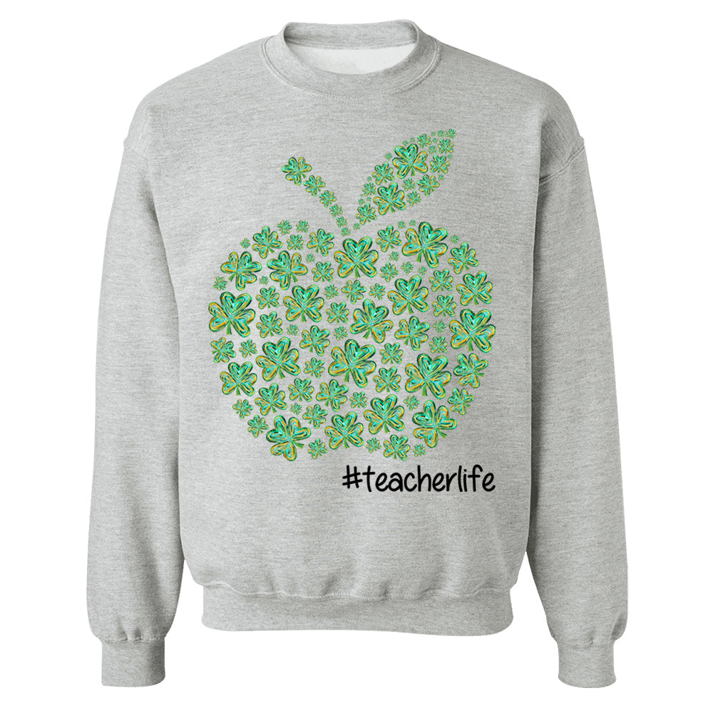 Teacher Patrick Day Shamrock Apple Custom Hashtag Teacher Life Gift For Teacher H2511 Do99