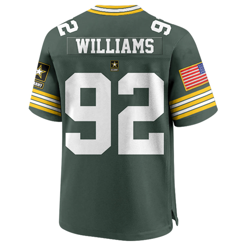 Proud Army Mom Football Jersey Gift For Military Mom Dad Family Member H2511