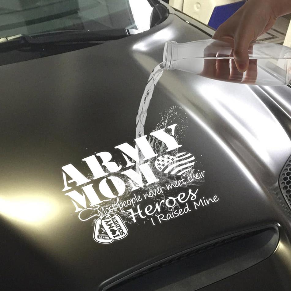 Army Mom Most People Never Meet Their Heroes I Raised Mine Custom Car Decal Sticker Gift For Military Mom Dad Families Car Decal H2511 Trna