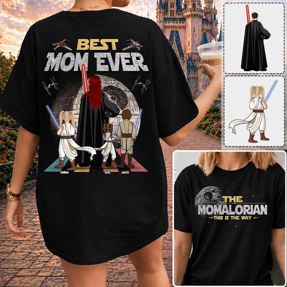 The Momalorian This Is The Way - Personalized Shirt - Gift For Mom, Mother's Day New 2026 T1807