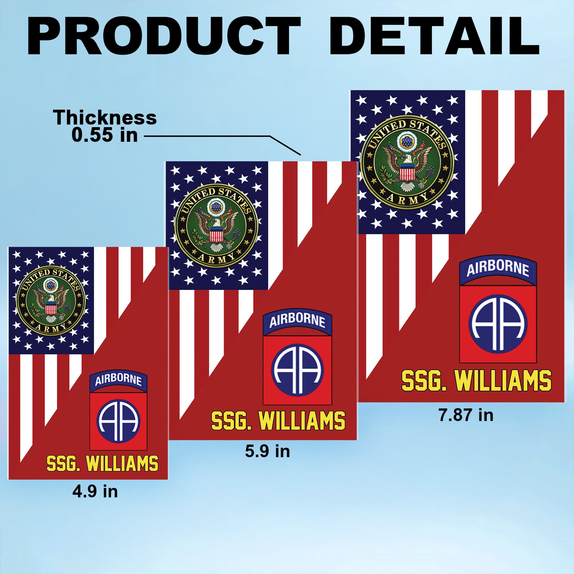 US Army Veteran Rank Division Badges With America Personalized Acrylic Block Plaque Veteran Custom All Military Branches Acrylic Plaque, Gift For Veterans H2511 Tu20