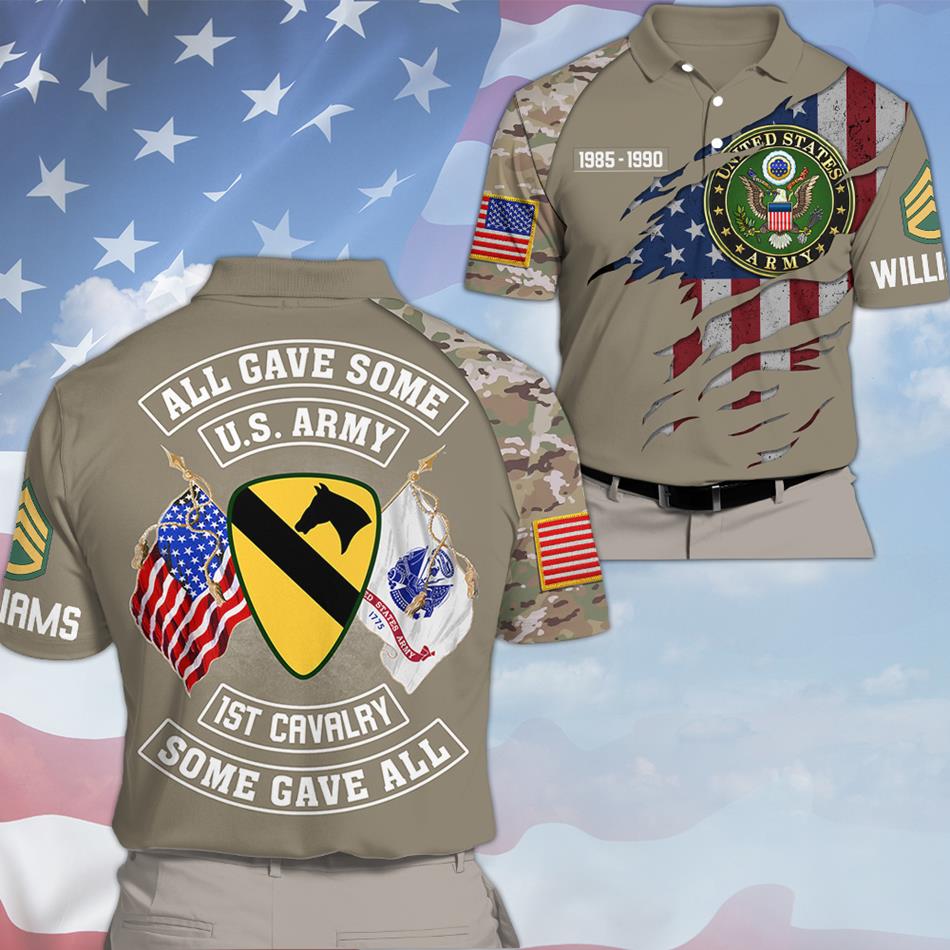 All Gave Some Some Gave All Camouflage Custom Division All Over Print Shirt For Veteran Soldier H2511 Trna