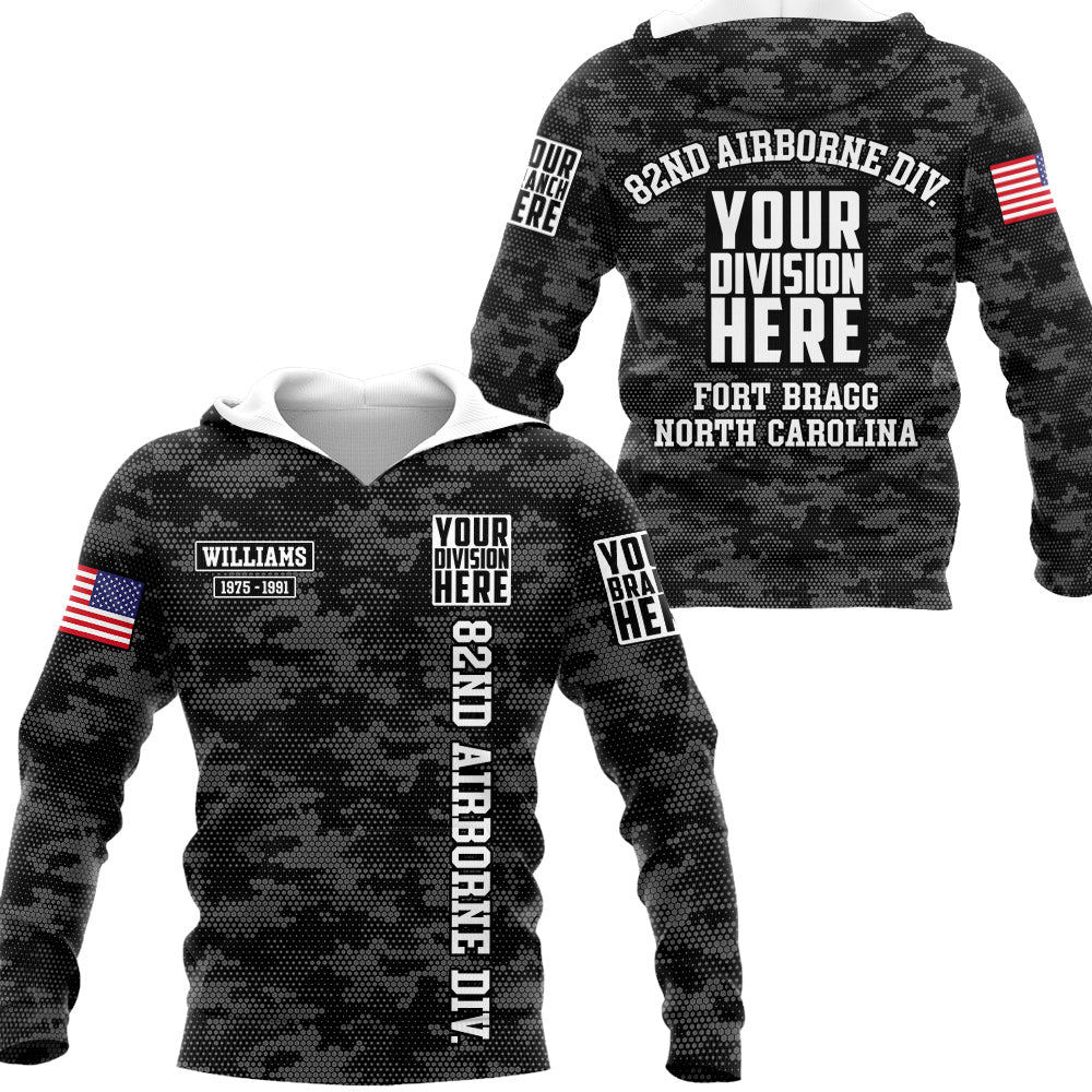Custom Division And Military Training Base Personalized All Over Print Shirt   Design For Veteran H2511