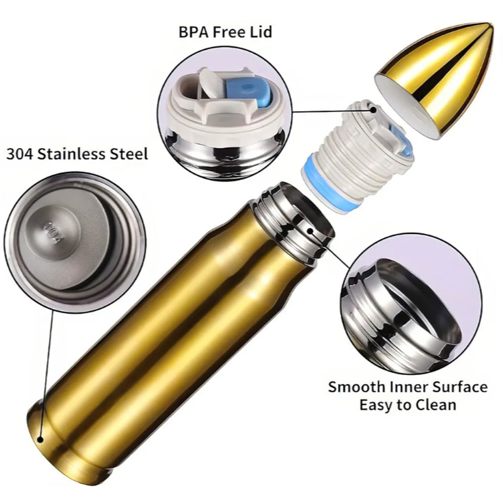 US Military World Tour Custom Bullet Tumbler Gift For Veteran H2511