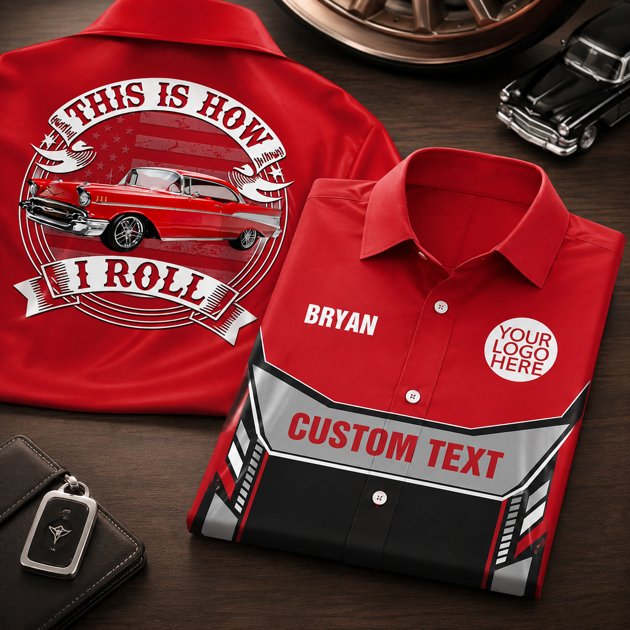 This Is How I Roll - Custom Car Photo Hawaiian Shirts - Gift For Car Lovers A2110 Pt99