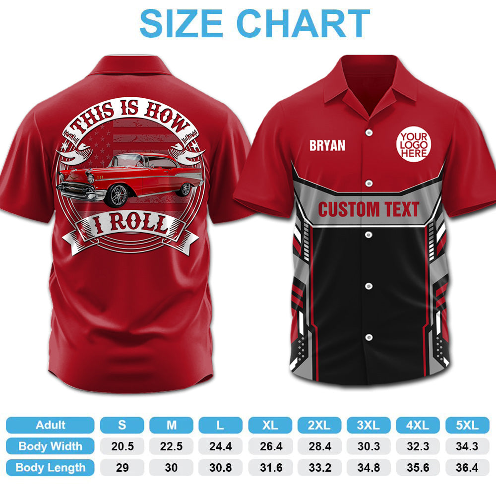 This Is How I Roll - Custom Car Photo Hawaiian Shirts - Gift For Car Lovers A2110 Pt99