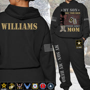 My Son Has Your Back Proud Army Mom Dad Custom All Over Print Shirt Hoodie Pant Gift For Military Family Members H2511