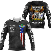 It Was Once My Life I Will Always Be Proud Of It Personalized All Over Print Shirt For Veteran H2511