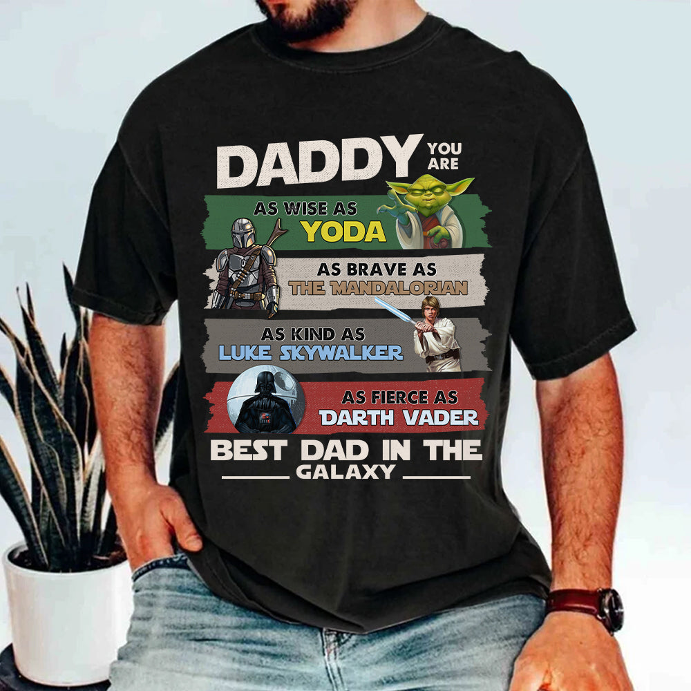 Best Dad Ever - The Dadalorian Personalized Shirt Gift For Dad - Custom Father's Day Gift