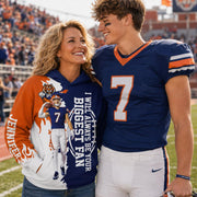 Personalized I Will Always Be Your Biggest Fan Football Mom Hoodie – Custom Player Name & Number, Proud Football Mom Game Day Shirt H2511 Trna