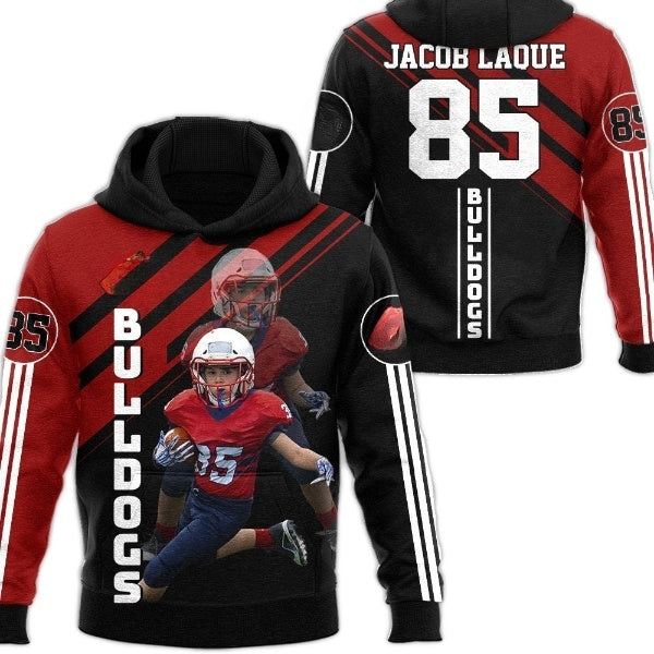 Personalized Football All Over Print Shirt Football Game Day Gift For Football Lovers Gift For Football Player H2511