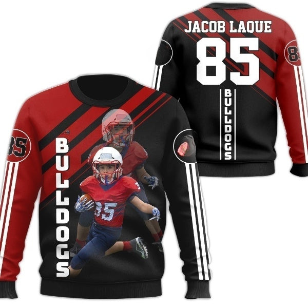 Personalized Football All Over Print Shirt Football Game Day Gift For Football Lovers Gift For Football Player H2511
