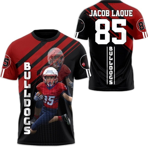 Personalized Football All Over Print Shirt Football Game Day Gift For Football Lovers Gift For Football Player H2511