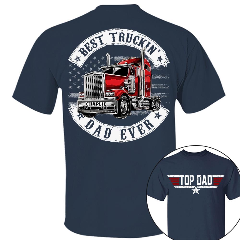 America Driver Dad Custom Shirt, Gift For Dad, Grandpa L0411 Hv01