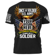 Once A Soldier Always Be A Soldier Personalized   Shirt For Veteran Gift For Veterans H2511