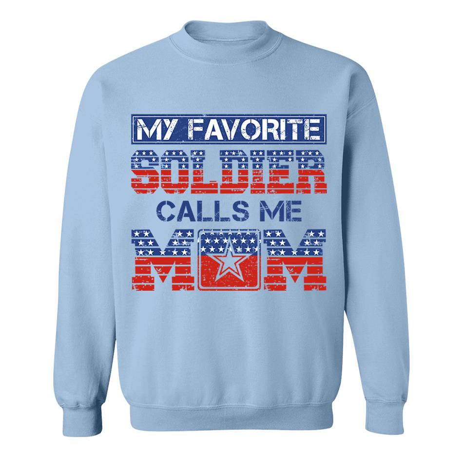 My Favorite Soldier Calls Me Mom 4th July Proud Army Mom Custom Shirt For Proud Military Familes Shirt H2511 Trna
