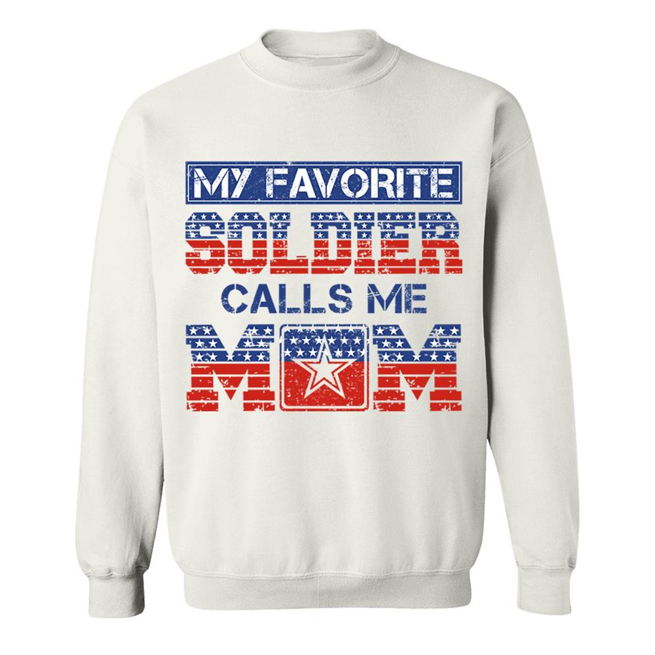 My Favorite Soldier Calls Me Mom 4th July Proud Army Mom Custom Shirt For Proud Military Familes Shirt H2511 Trna