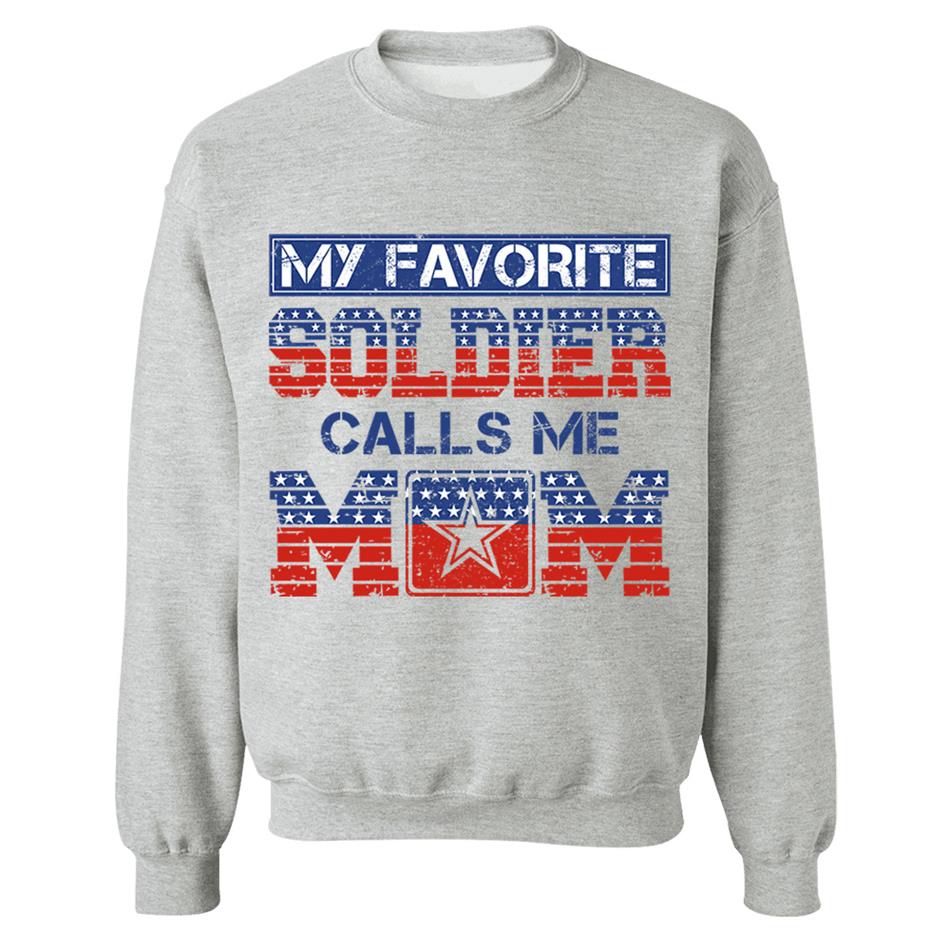 My Favorite Soldier Calls Me Mom 4th July Proud Army Mom Custom Shirt For Proud Military Familes Shirt H2511 Trna