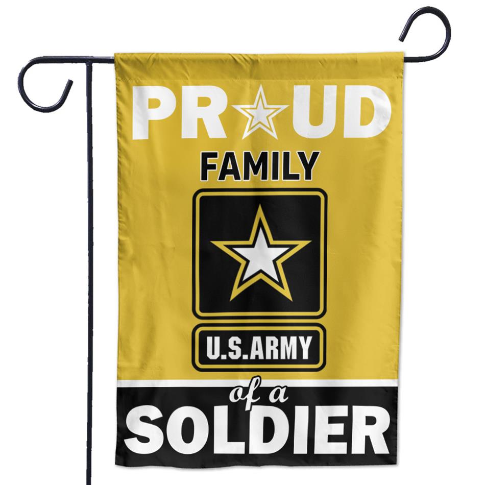 Proud Family Of A Soldier Garden Flag House Flag Custom House Decoration Banner Small Yard Gift H2511 Trna