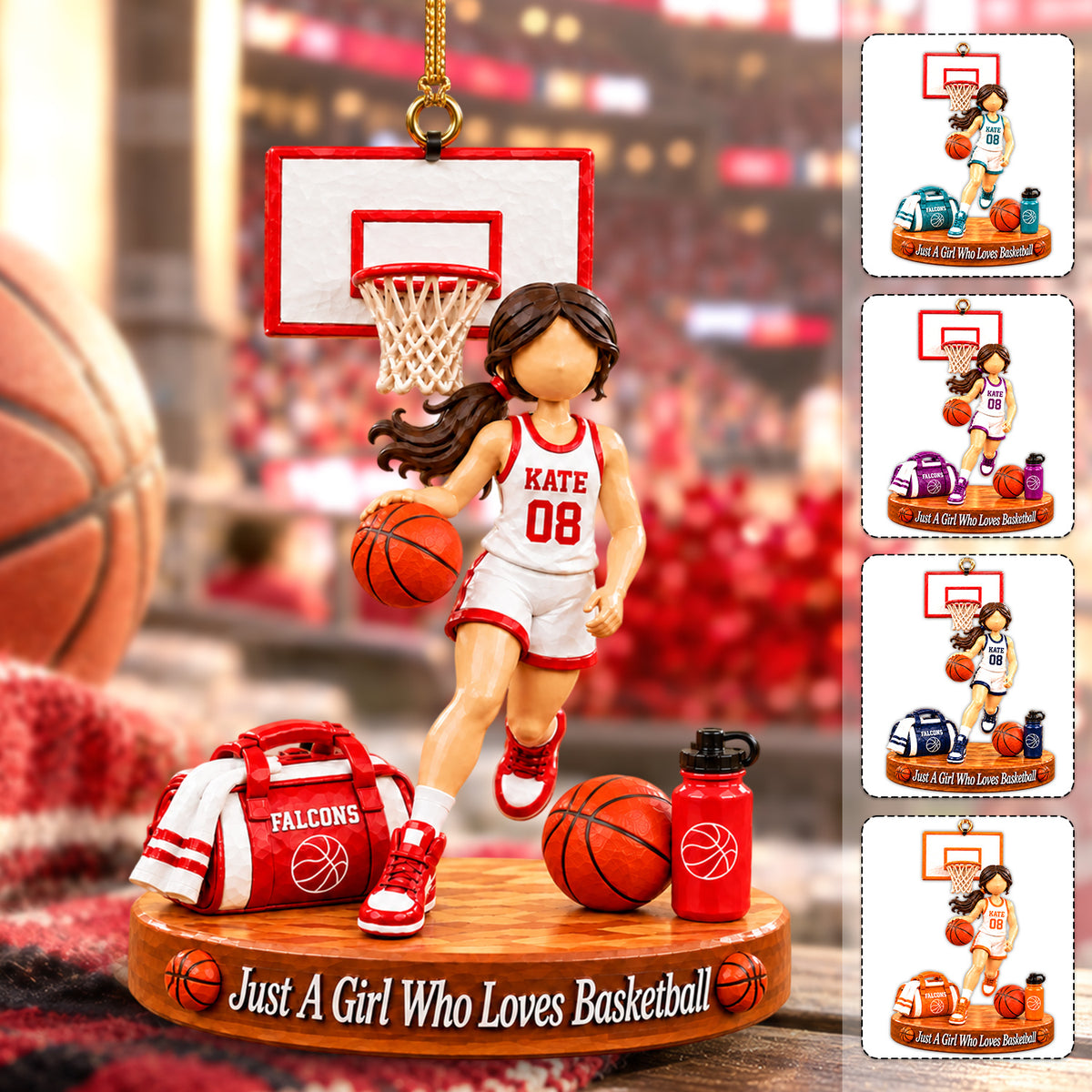 Just A Boy Who Loves Basketball,Personalized Basketball Boy Girl Christmas Ornament, Basketball Gift Na02 NV01 KL07