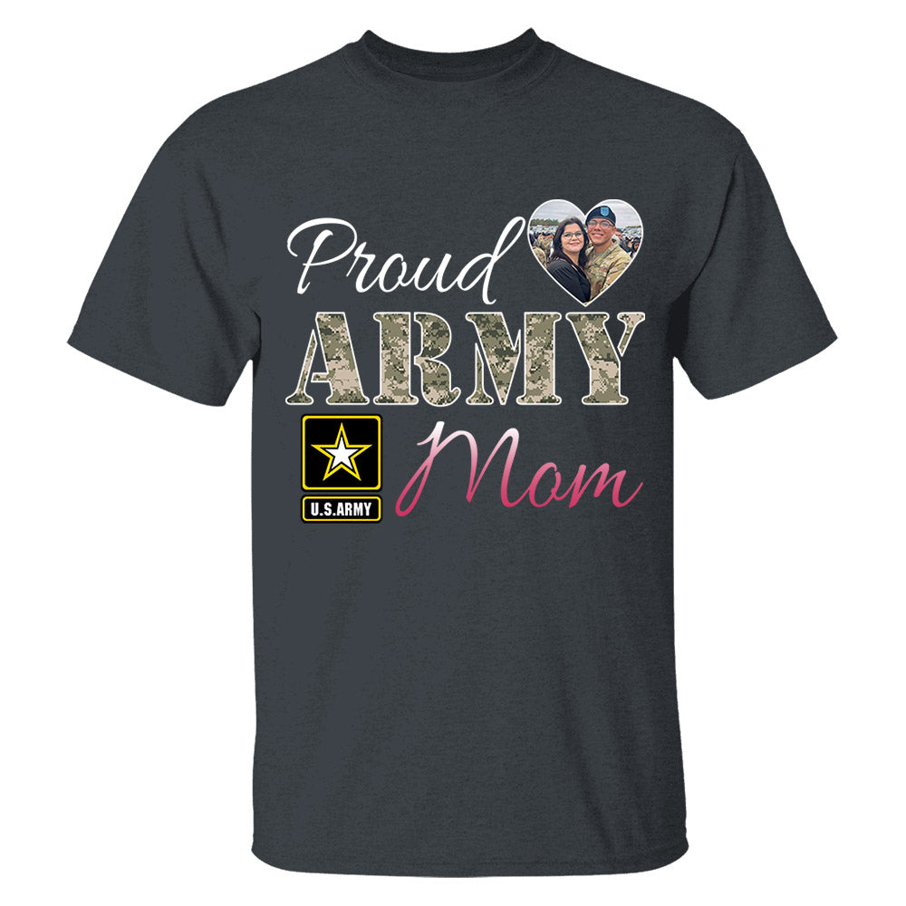 Proud Army Mom Dad Wife... Custom Shirt For Military Family Members Proud Shirt Support Our Troops Shirt H2511 Trna