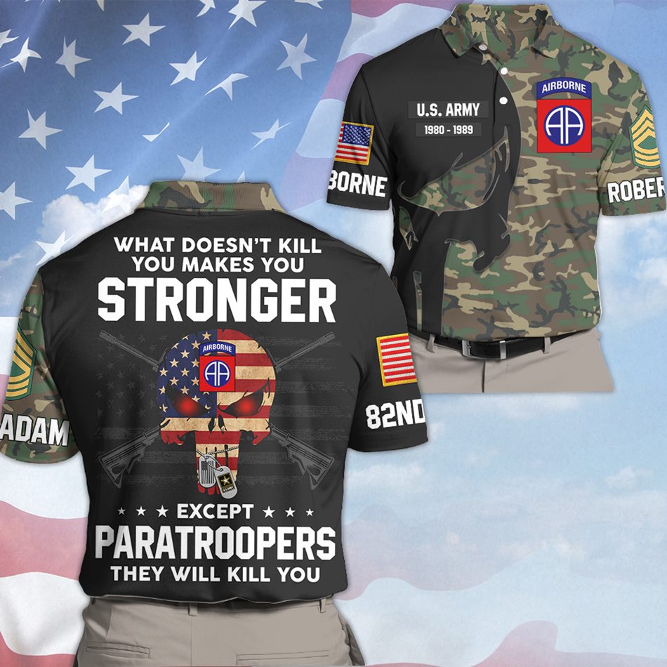 Camo Skull All Over Print Hoodie for Veteran Dad Grandpa Custom All Branches Division Unit Hoodie H2511 Trna