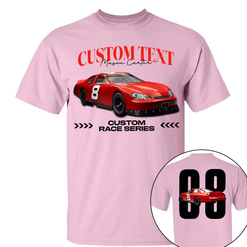 Custom Photo Race Car Shirt - Personalized Shirt For Racing Fan A2110 Pt99