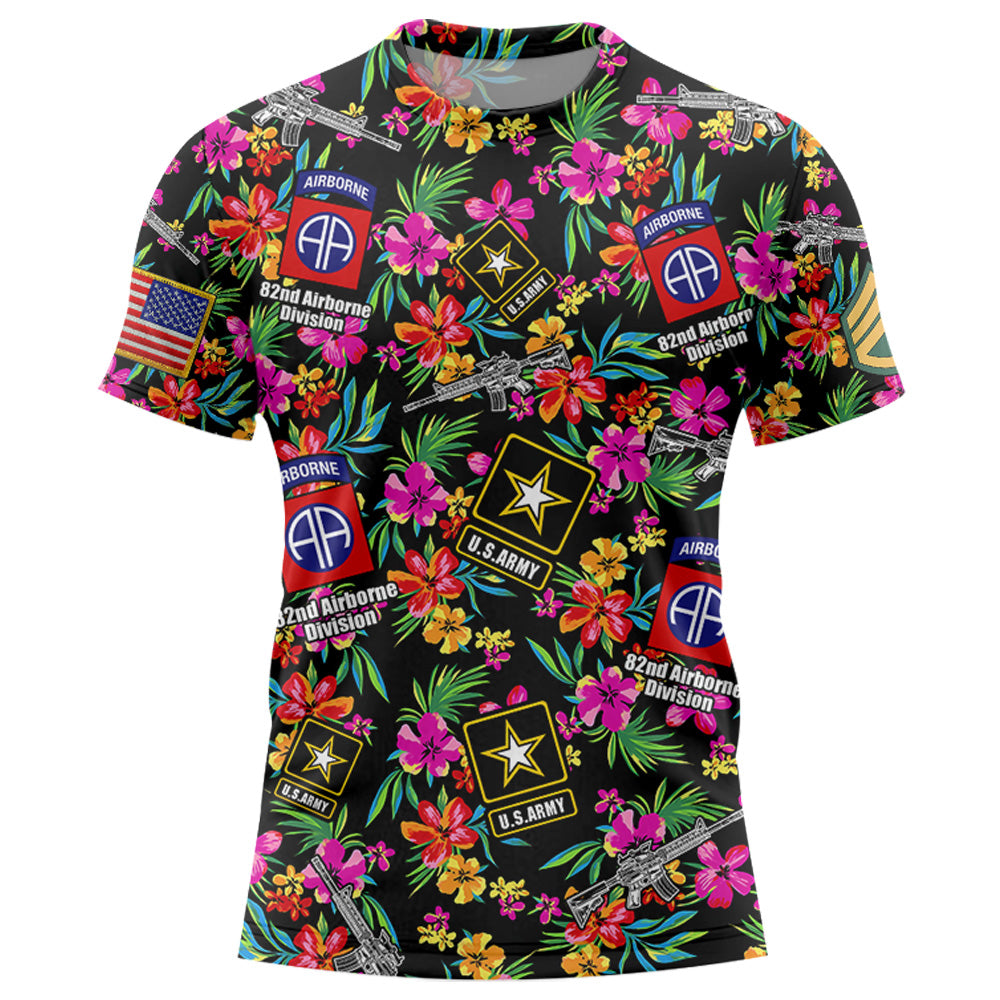 Tropical Flowers Men's Resort 3D All Over Print Shirt Man Hawaiian Vacation Beach Pique Shirt H2511 Do99