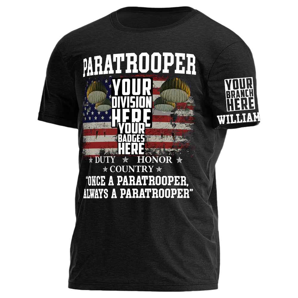 Custom Veteran Title Duty Honor Country Personalized Shirt For Veteran H2511