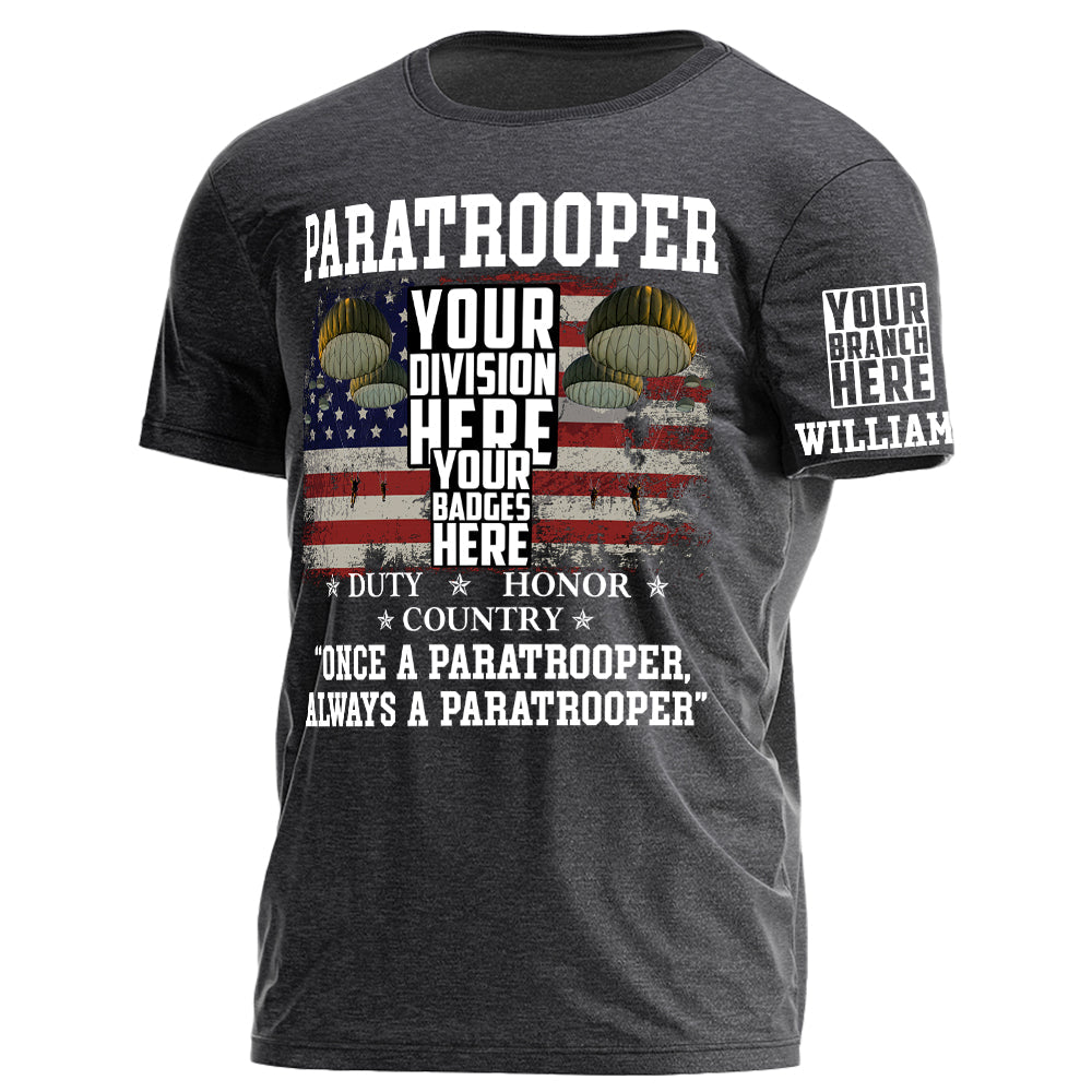 Custom Veteran Title Duty Honor Country Personalized Shirt For Veteran H2511