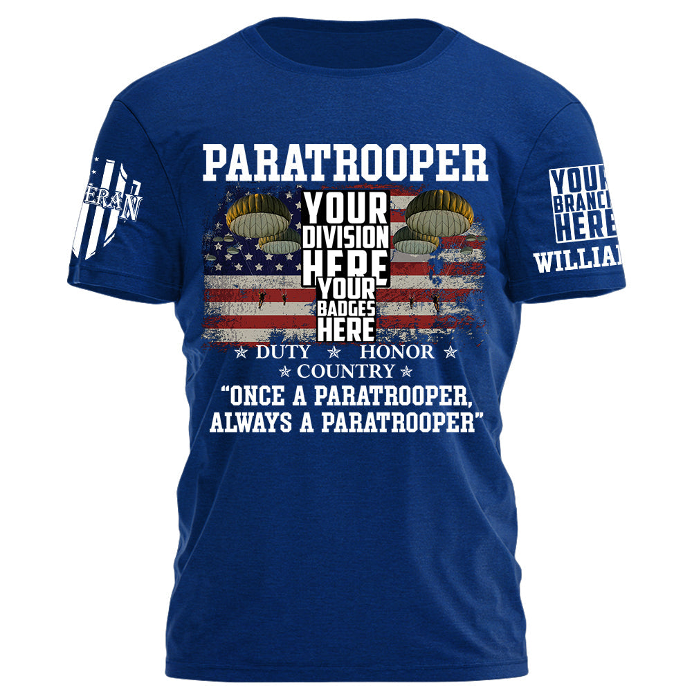 Custom Veteran Title Duty Honor Country Personalized Shirt For Veteran H2511