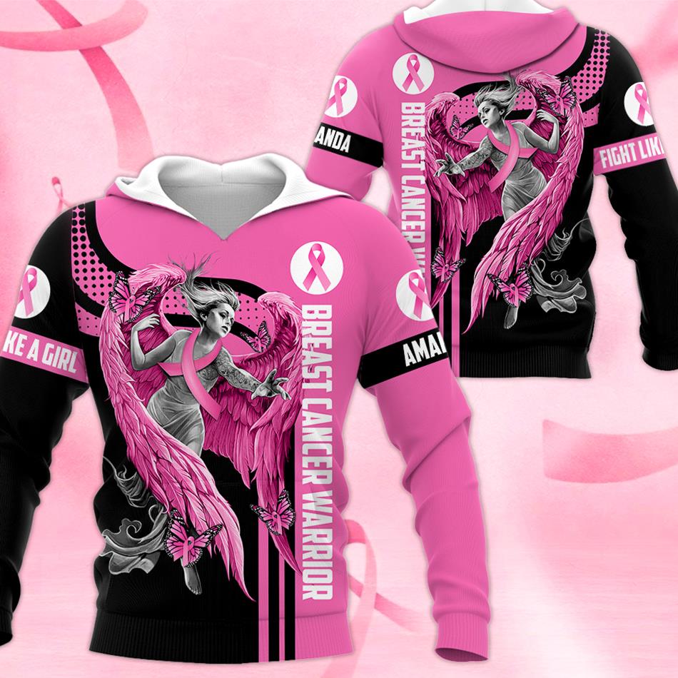 Breast Cancer Survivor Custom All Over Print Shirt For Cancer Survivor Warrior Breast Cancer Awareness Shirt H2511 Trna