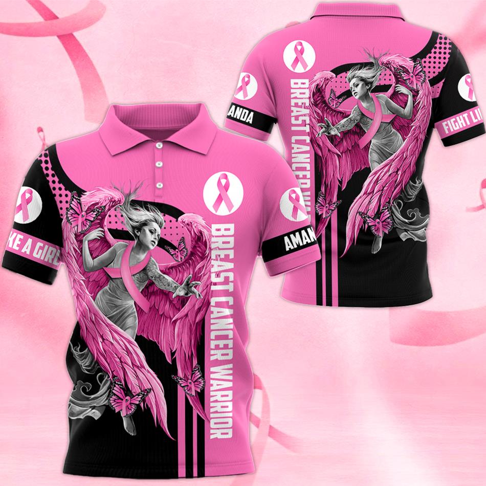 Breast Cancer Survivor Custom All Over Print Shirt For Cancer Survivor Warrior Breast Cancer Awareness Shirt H2511 Trna
