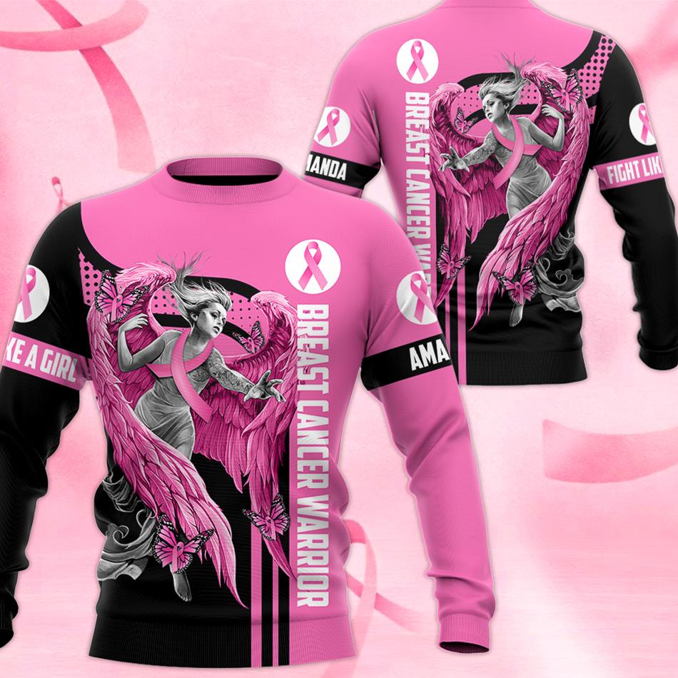 Breast Cancer Survivor Custom All Over Print Shirt For Cancer Survivor Warrior Breast Cancer Awareness Shirt H2511 Trna