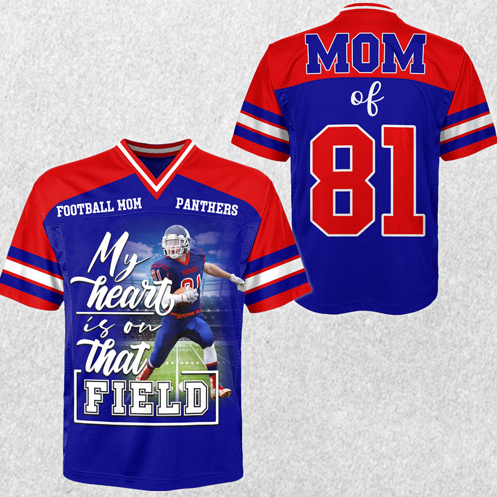 Personalized Football Game Day Football Jersey Gift For Football Lovers - Custom Photo Gift For Football Player H2511