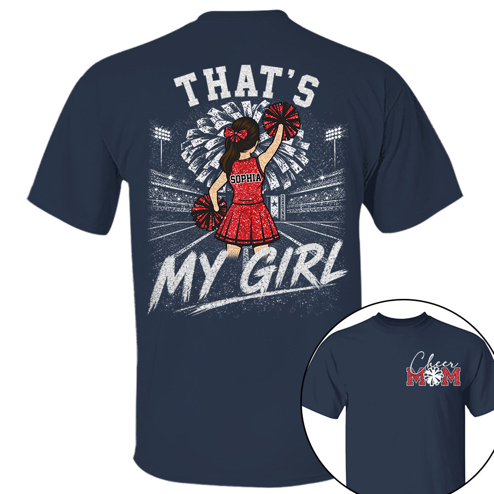 Personalized Cheer Mom Shirt, Custom Those Are My Boys T-Shirt, Team Name & Player Number Tee, Cheerleading Season Gift NA02 VH01