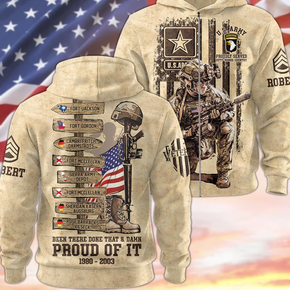 Been There Done That Proud Of It US Military World Tour Vr2 Custom All Over Print Shirt For US Veteran H2511 Trna