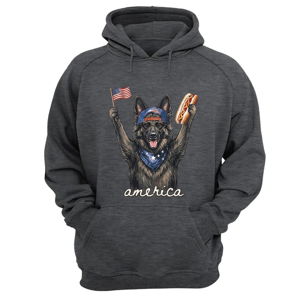 Personalized Dog Cat Photo T-Shirt – Patriotic USA Gift Shirt