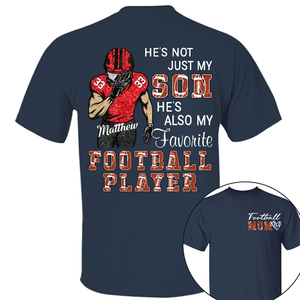 Custom Football Mom Shirt, Game Day Gift L0411 Hv01