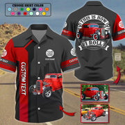 This Is How I Roll - Custom Photo Classic Car Shirt - Personalized Name Car Shirt Vr2 A2110 Pt99