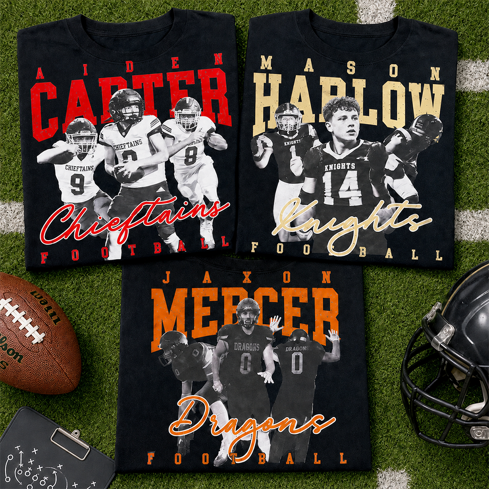 Personalized Washed Tee Retro Bootleg Shirt For Football Players NA04 T24