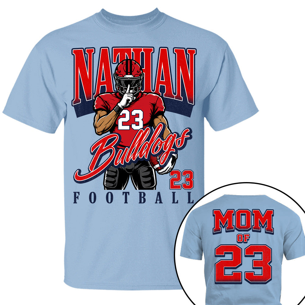 Custom Name Number Football, Retro Football Shirt L0411 T24