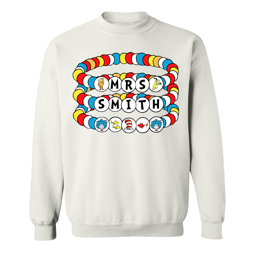 Custom Teacher's Name Read Across America Teacher Shirt H2511 Do99