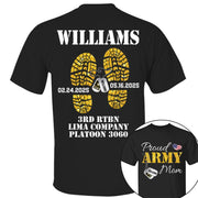 Proud Army Mom, Wife, Dad, Sister... US.Army Shirt Personalized Soldier's Name & Family Member Military Shirt H2511 Trna