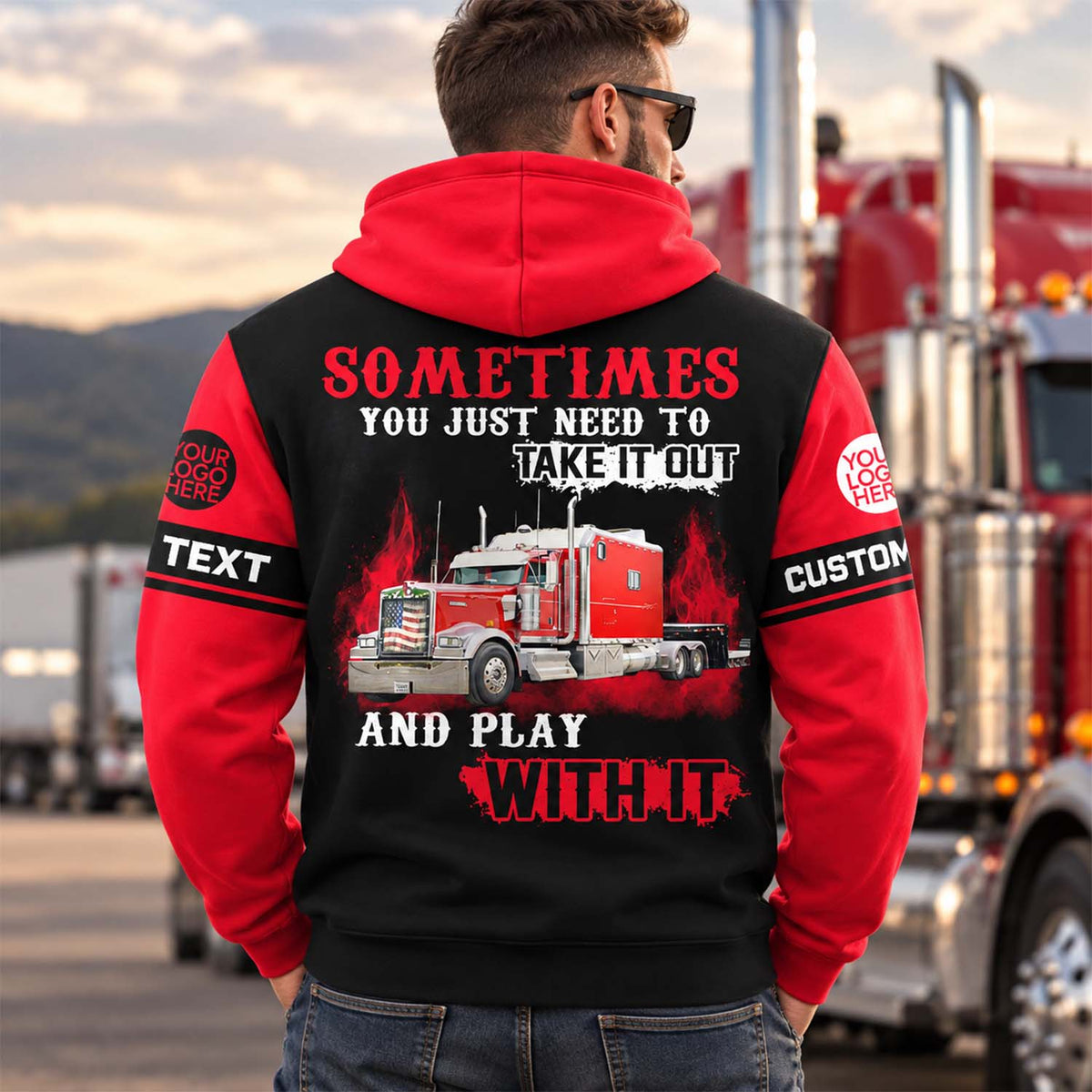 Take It Out & Play - Personalized Truck Photo All Over Print Shirts - Gift For Truckers A2110 Pt99 KL07