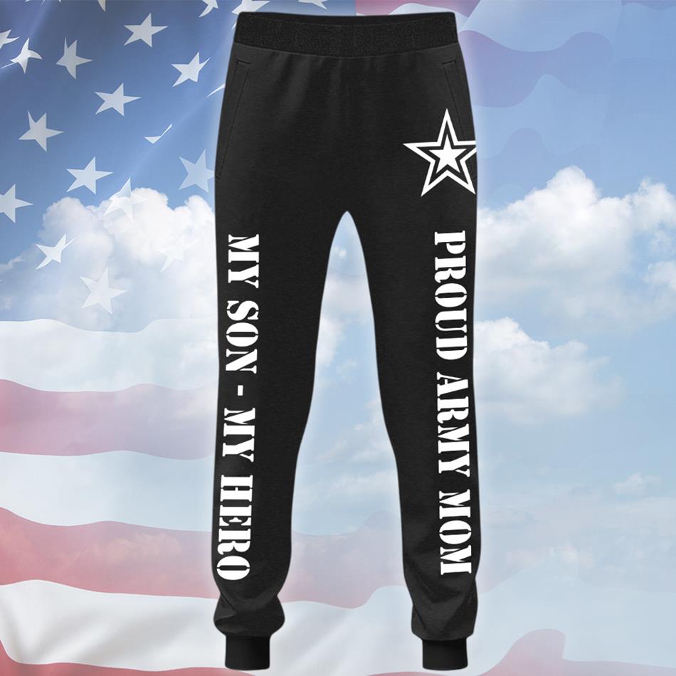 Proud Army Mom My Son My Hero Custom All Over Print Shirt Pant Gift For Military Mom Dad Family Members Shirt H2511