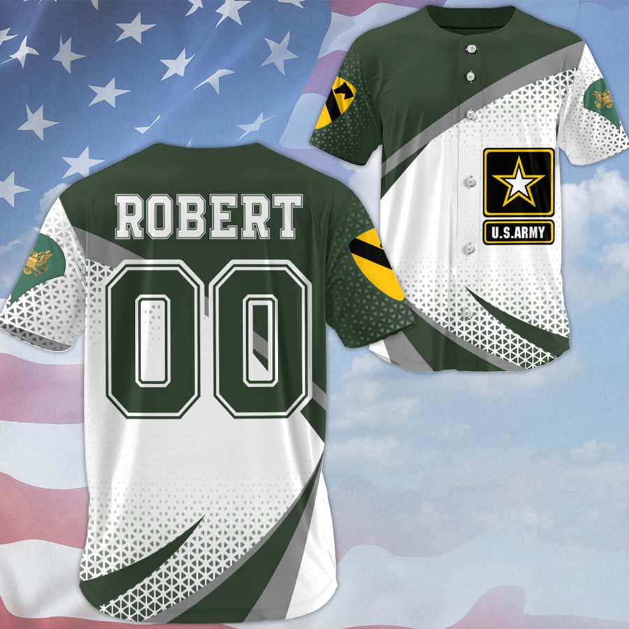 Custom US Military Baseball Jersey Veteran Jerseys for Men Military Veteran H2511 Trna