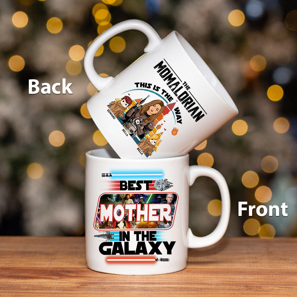 The Momalorian This Is The Way - Best Mother In The Galaxy Custom Mug For Mom