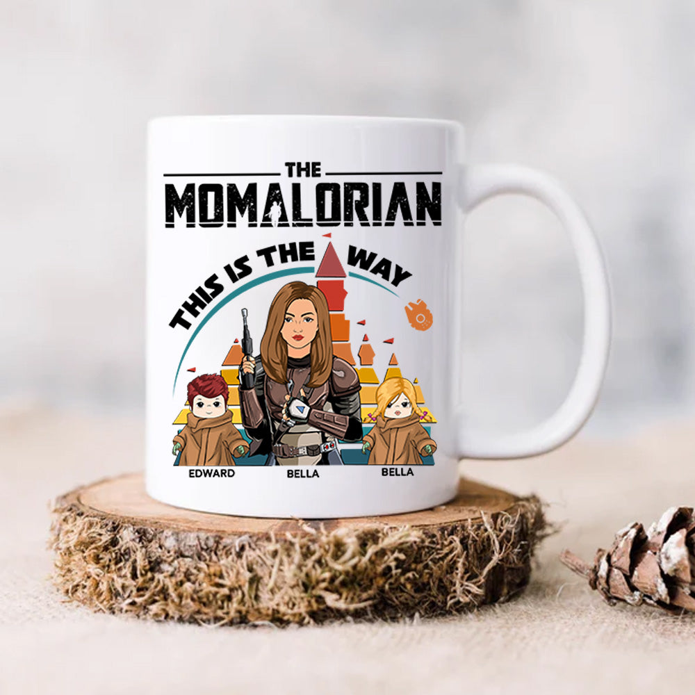 The Momalorian This Is The Way - Best Mother In The Galaxy Custom Mug For Mom