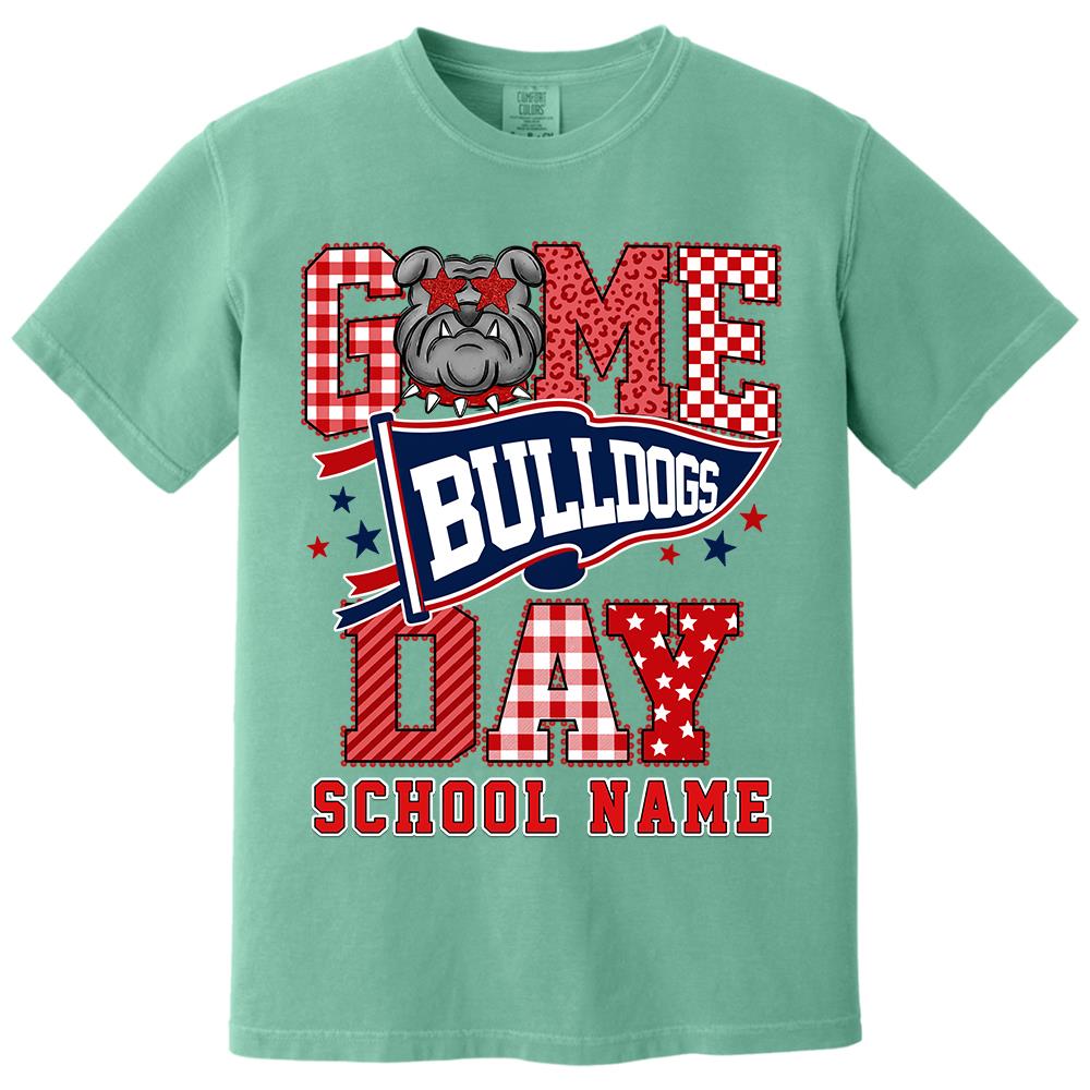 Custom School Mascot Game Day Shirt , School Spirit L0411 Hv01